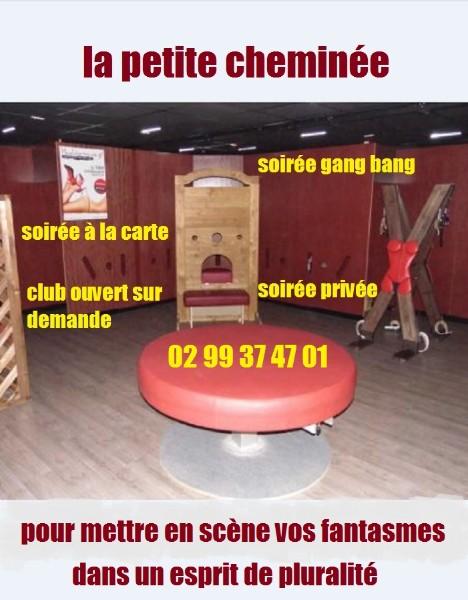 Bonjour à toutes et à tous. Je vous envoie ce petit message pour toute personne qui cherche encore des soirées bien débridées. Le club la petite cheminée est créé depuis 24 ans. Le sexe n'est pas encore un tabou ici !